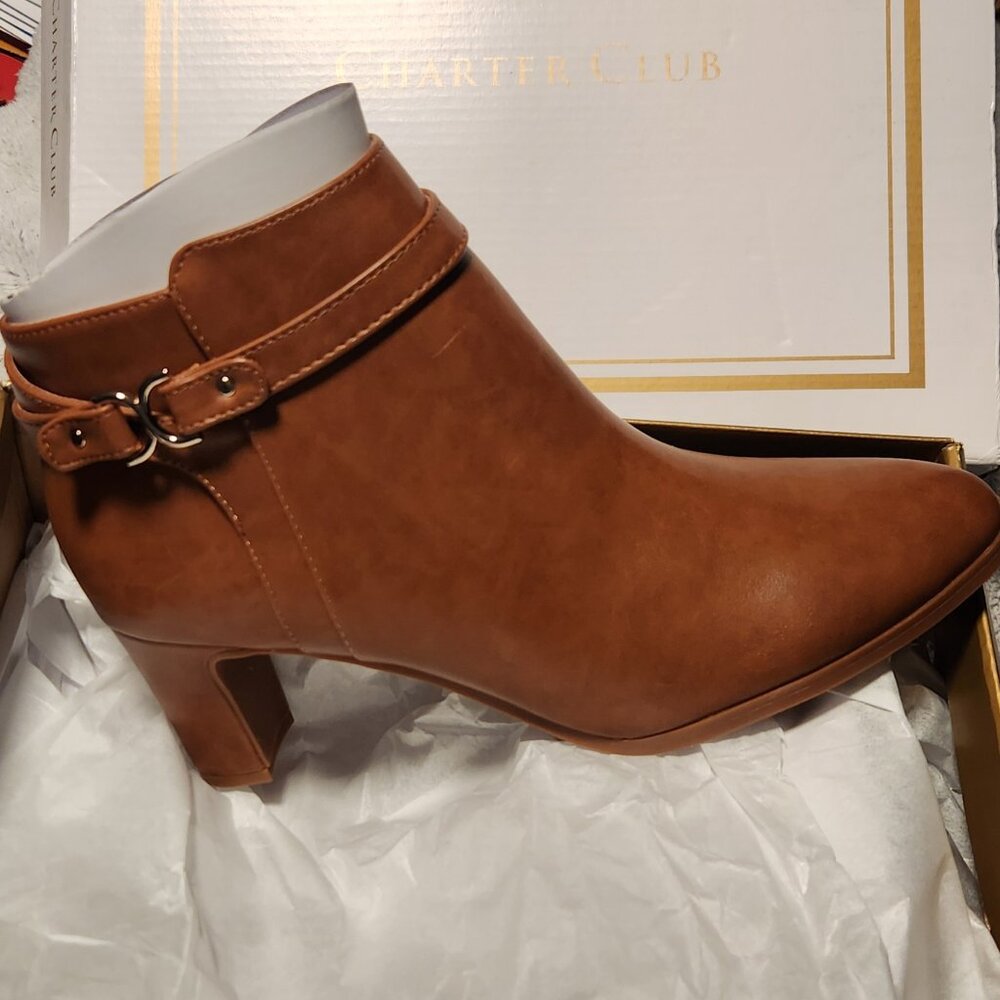 Charter Club New in Box Tan Boots Size 10